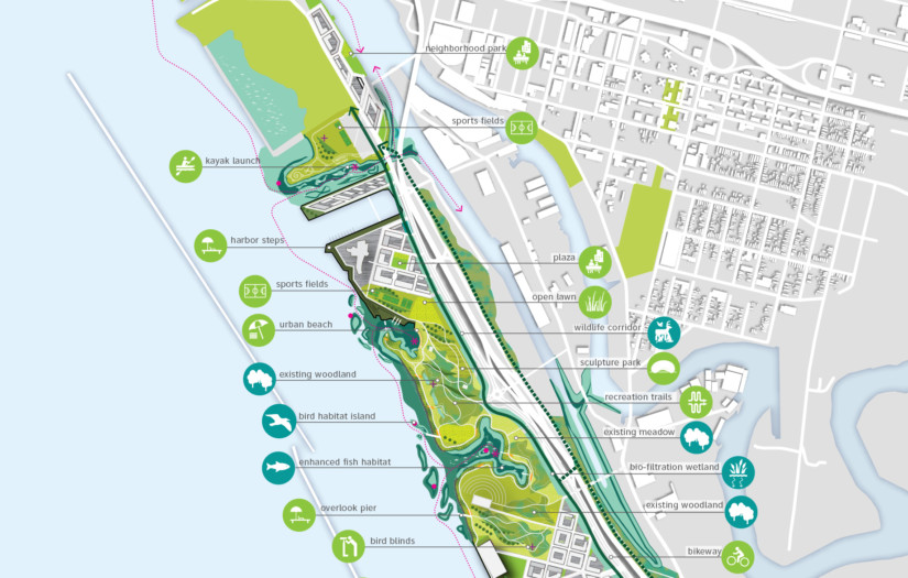 Buffalo Outer Harbor Map Buffalo Outer Harbor Master Plan - Scape